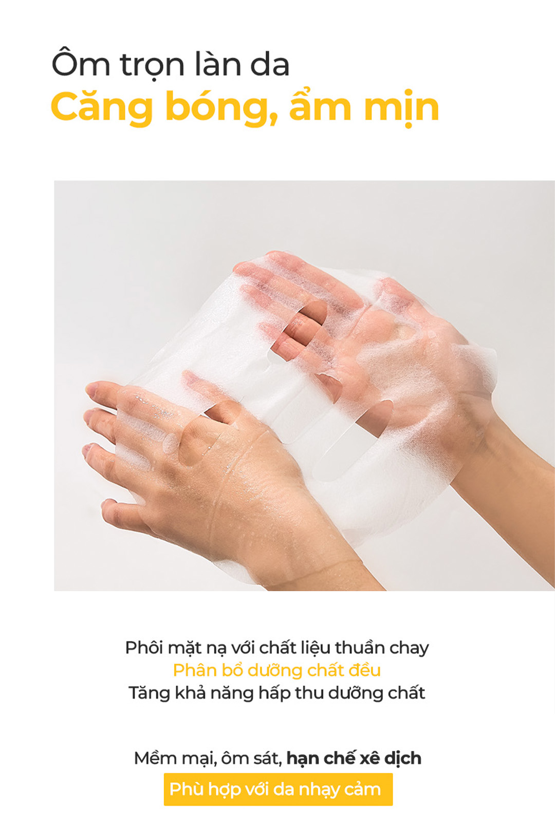 Mặt nạ cấp ẩm, làm dịu, phục hồi và tăng cường hàng rào bảo vệ da Elravie Hyaluronic Ceramide Mask_thumbnail_6
