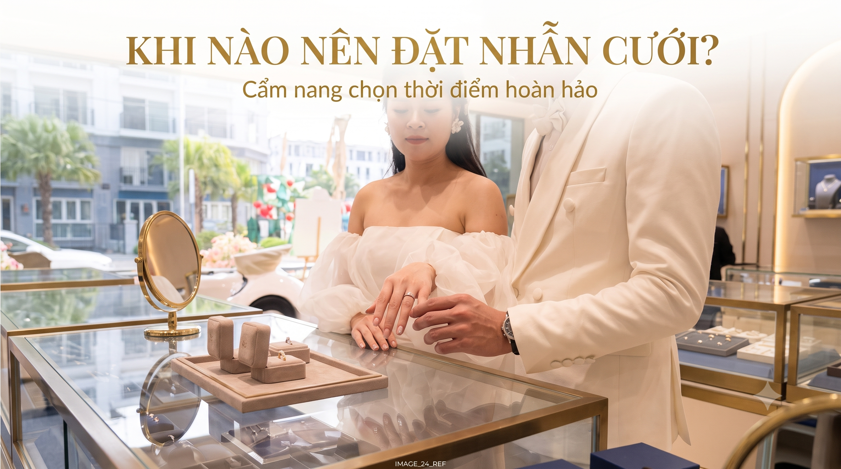 Khi Nào Nên Đặt Nhẫn Cưới? Đừng Để Sát Ngày Mới Cuống Cuồng