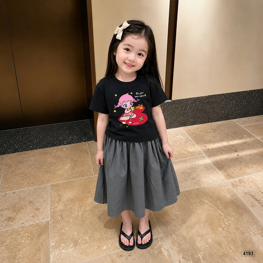 Áo thun bé gái Sweet Heart dễ thương Kado 4193_thumbnail_2