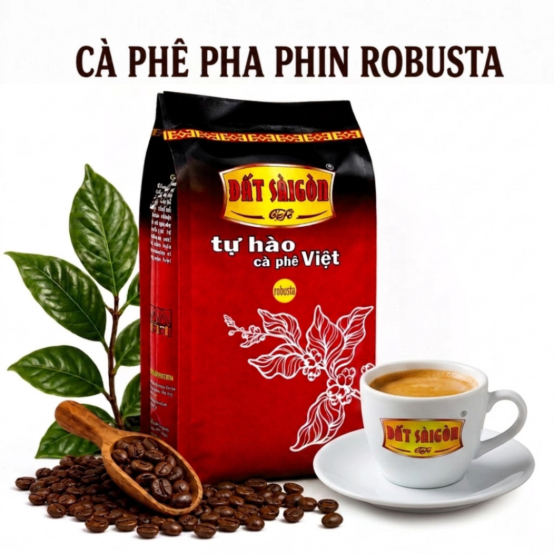 Cà Phê Pha Phin Robusta - Gói 500g