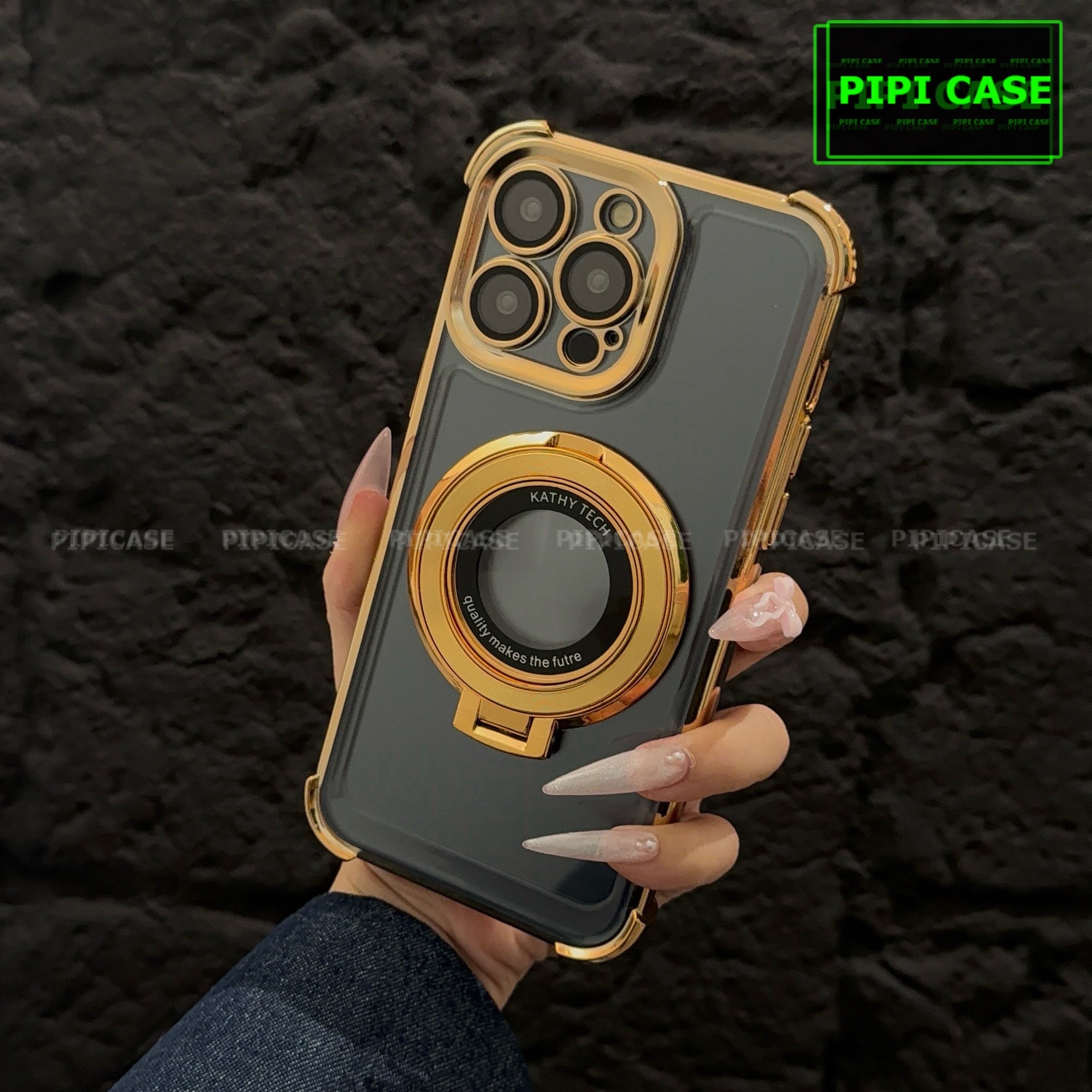 Ốp Lưng iPhone 15 Pro - Ven - Vàng_thumbnail_10