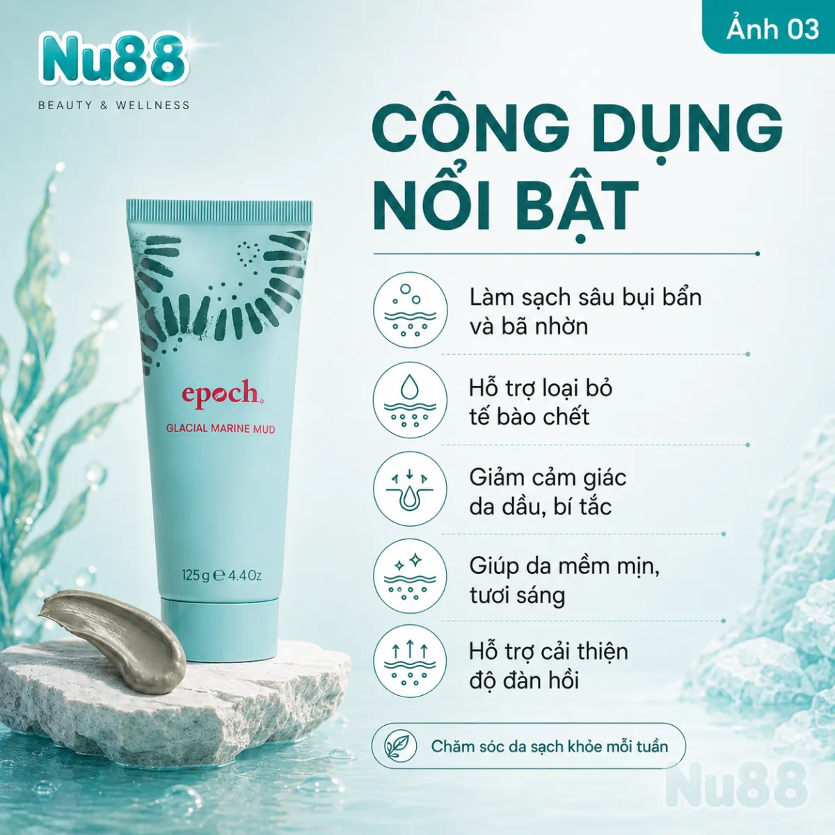 Mặt Nạ Bùn Biển Tự Nhiên Epoch Glacial Marine Mud (125 g)_thumbnail_6