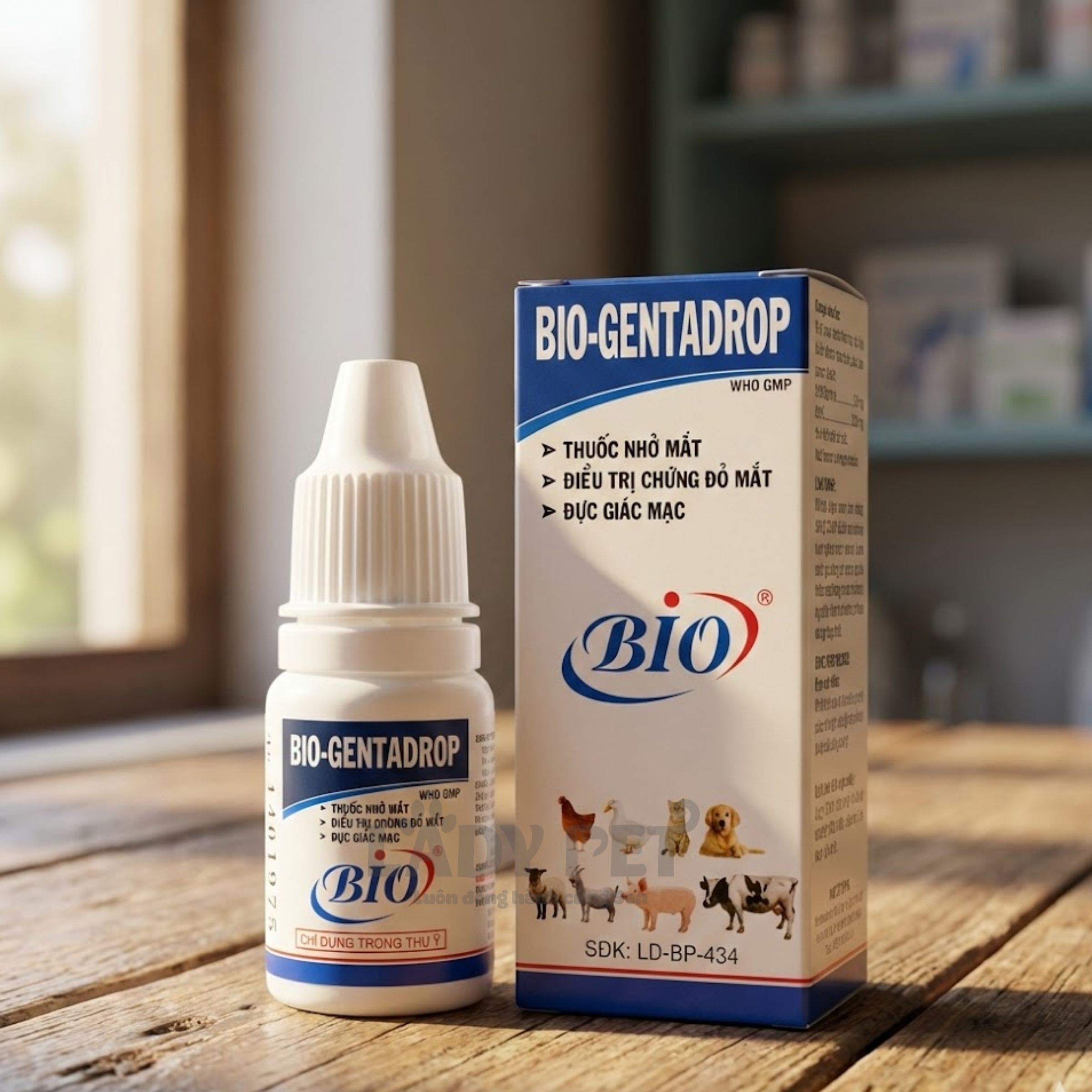 Nước Nhỏ Mắt Cho Chó Mèo BIO Gentadrop (10ml)_thumbnail_1