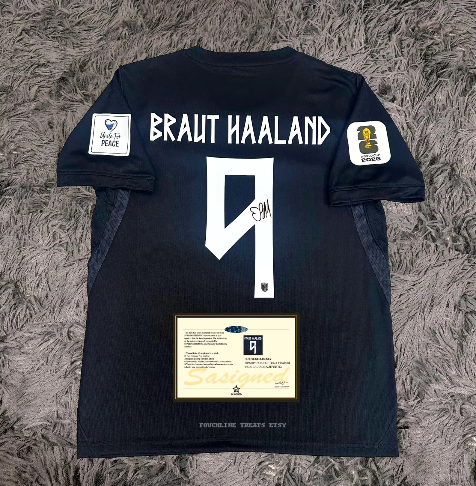Erling Haaland Signed Norway World Cup 2026 Home Jersey | Authentic Autograph + COA