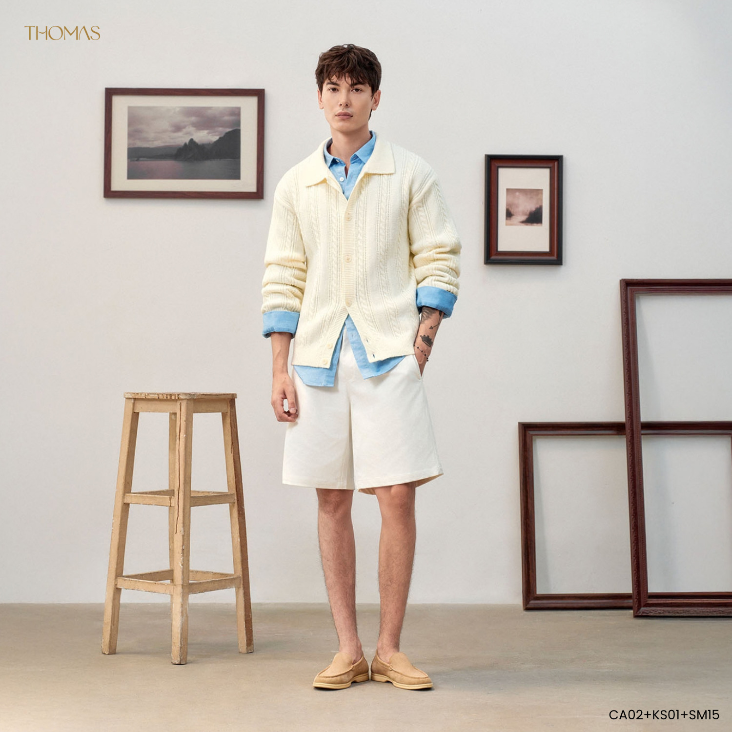 Áo Cardigan Dệt Kim Ivy Sợi Acrylic Form Regular_thumbnail_6