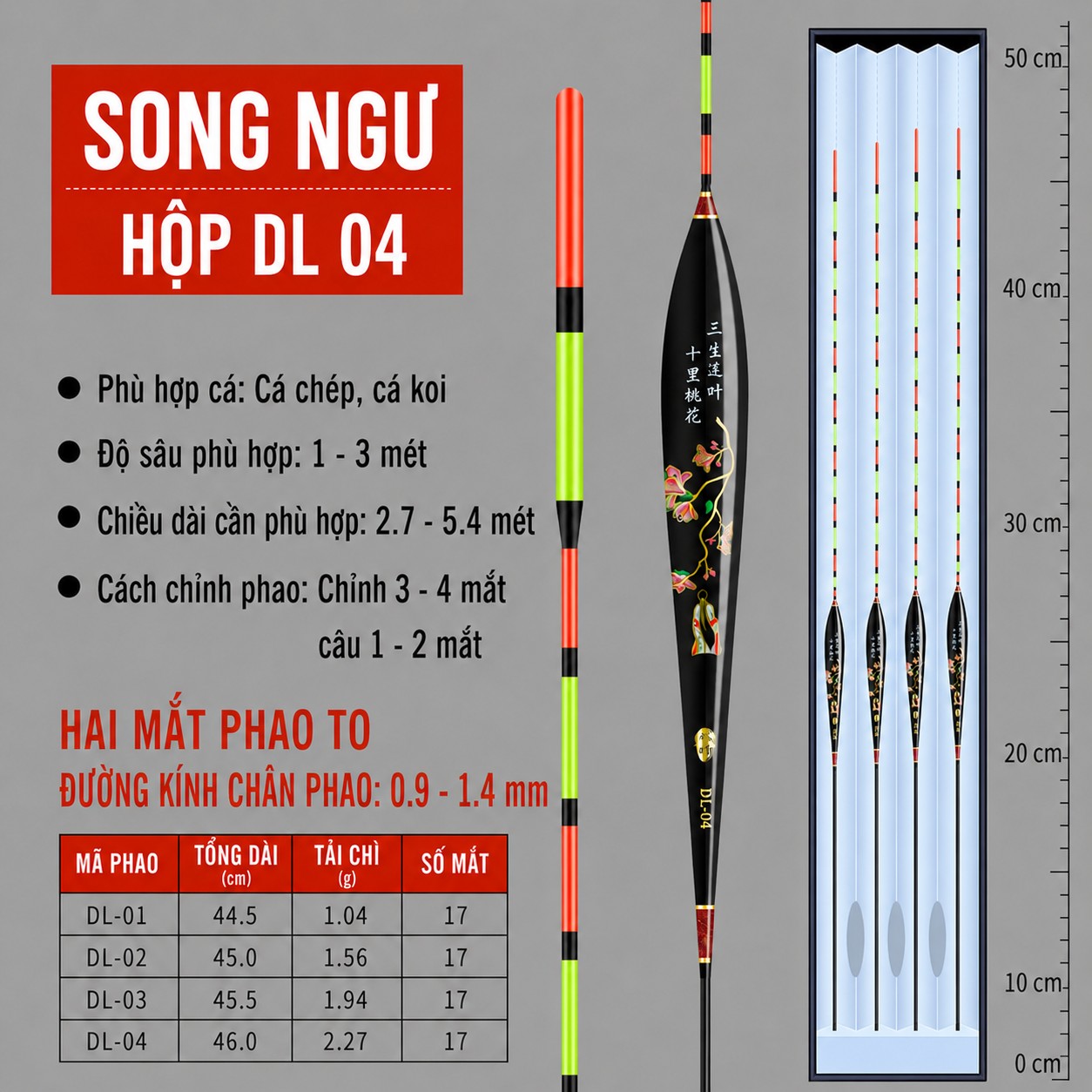 Hộp 4 Phao Nano Vẽ tay Song Ngư_thumbnail_8