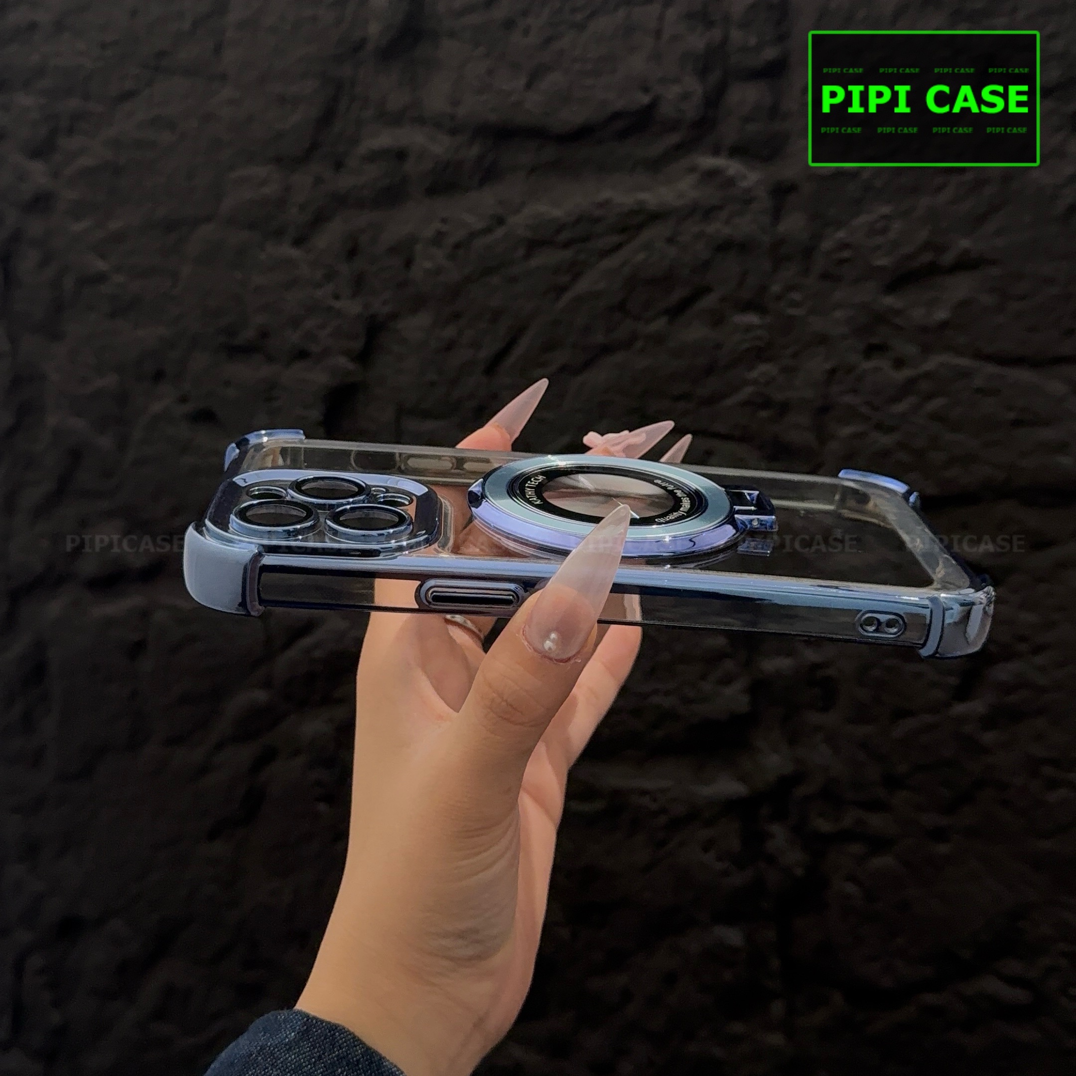 Ốp Lưng iPhone 15 Pro Max - Ven - Xanh Nhạt_thumbnail_7