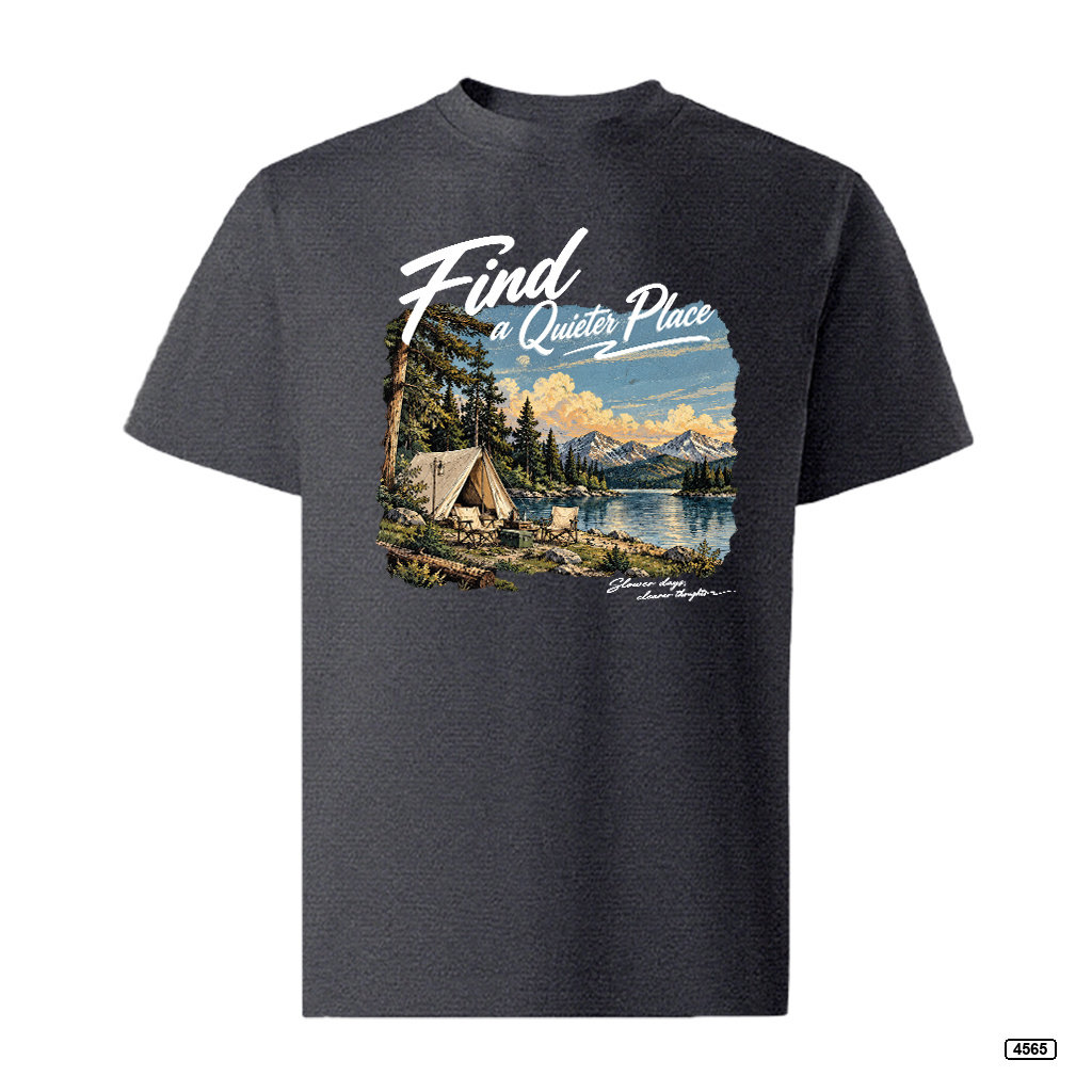 Áo thun nam form rộng cắm trại TeePrint 4565_thumbnail_1