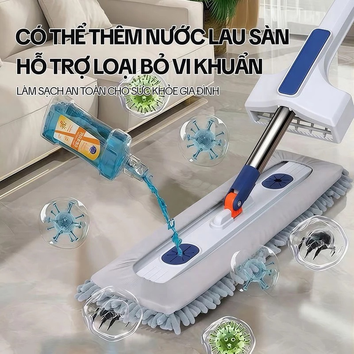 Chổi Lau Nhà Tự Vắt Bông San Hô 155cm_thumbnail_1