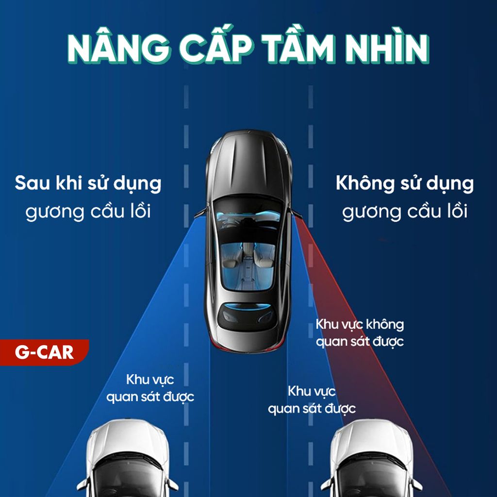 Bộ 2 Gương Cầu Lồi Ô Tô Hít Chân Kính Xóa Điểm Mù_thumbnail_5