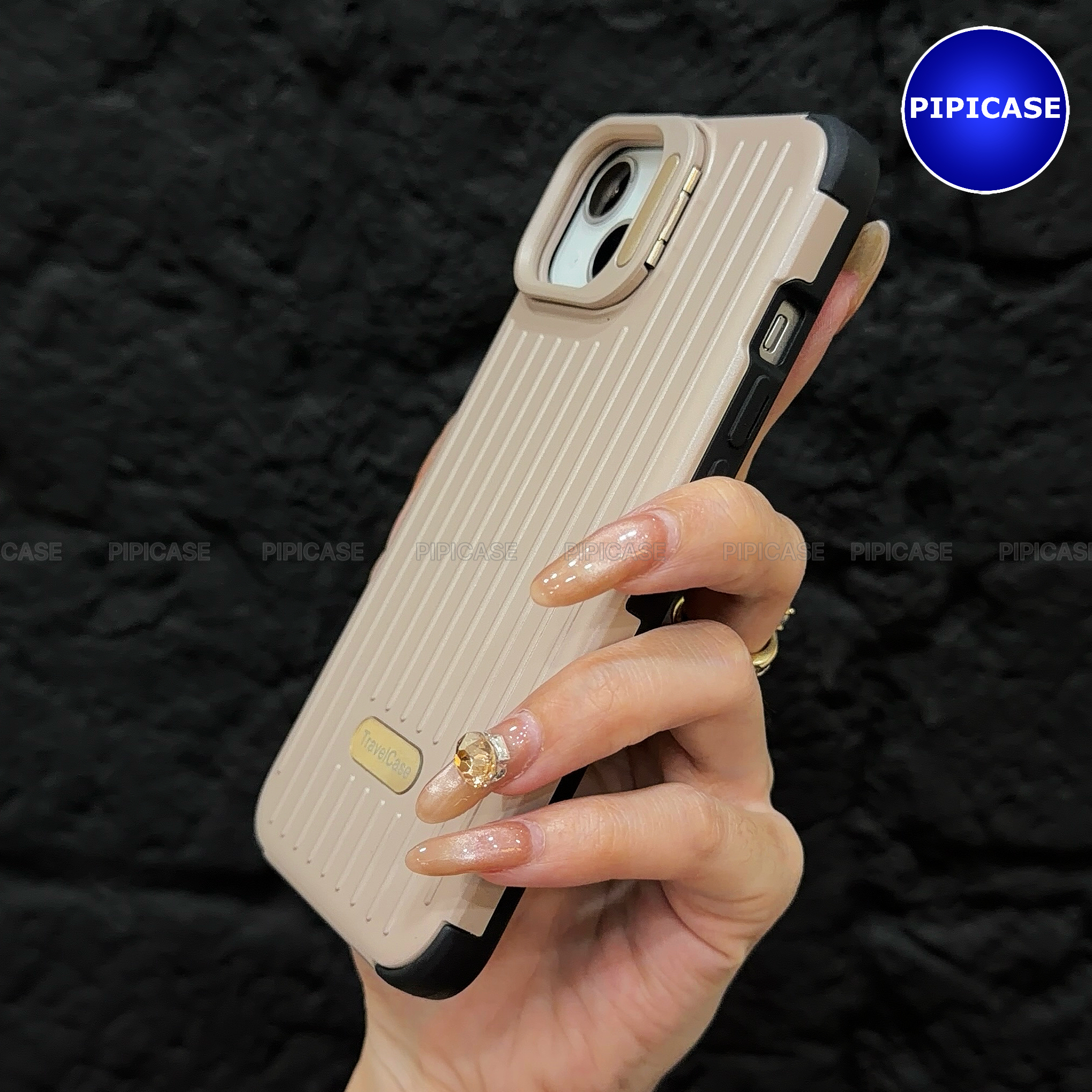 Ốp Lưng iPhone 13 - Hondao - Nâu Nhạt_thumbnail_4