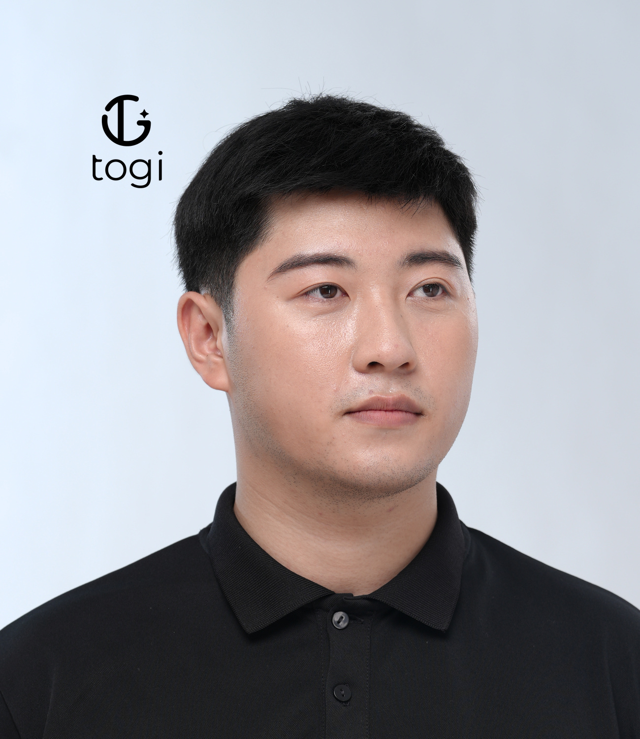 Tóc giả nam Basic mái chéo cho tóc hói làm từ tóc thật_thumbnail_3