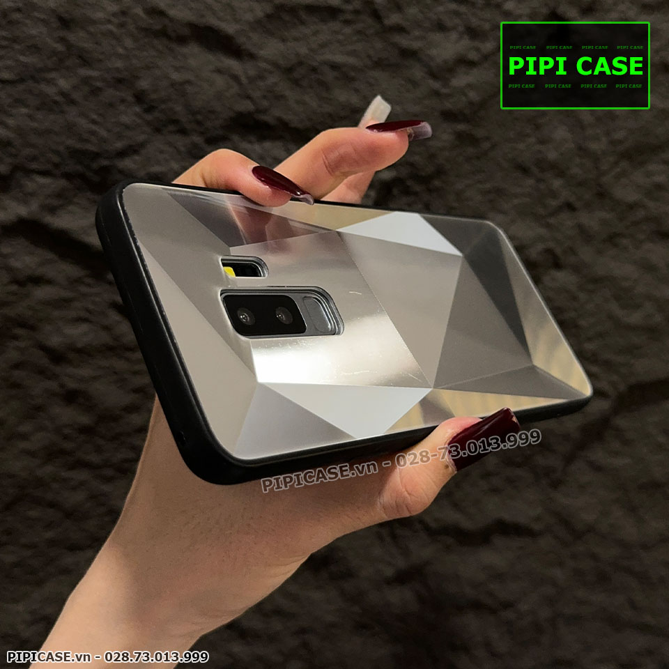 Ốp Lưng Samsung S9 Plus 5G - Kim Cương 6D - Bạc_thumbnail_1