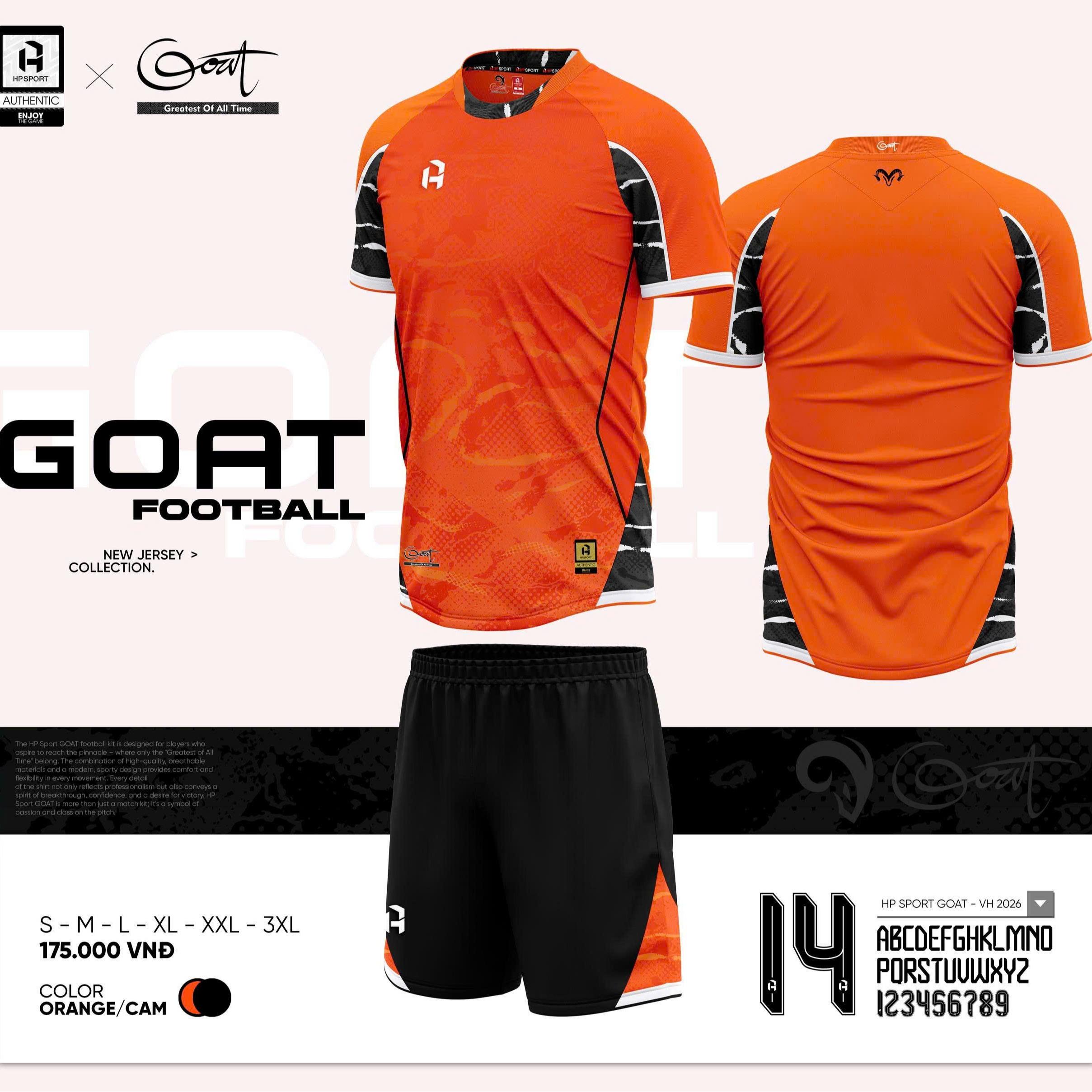 BST Quần Áo Bóng Đá Thiết Kế HP GOAT Thun Mè Cao Cấp Thoáng Khí Thể Thao Đương Đại_thumbnail_1