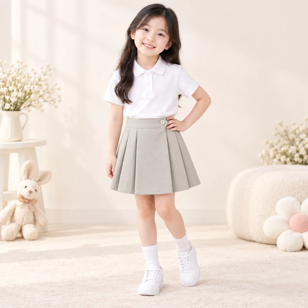 Chân váy xếp ly dáng A dễ thương bé gái - Loza Kids CV096232_thumbnail_3