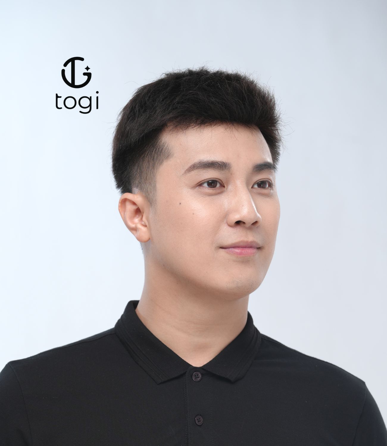 Tóc giả nam Sport ngắn ngọn cho tóc hói làm từ tóc thật_thumbnail_1
