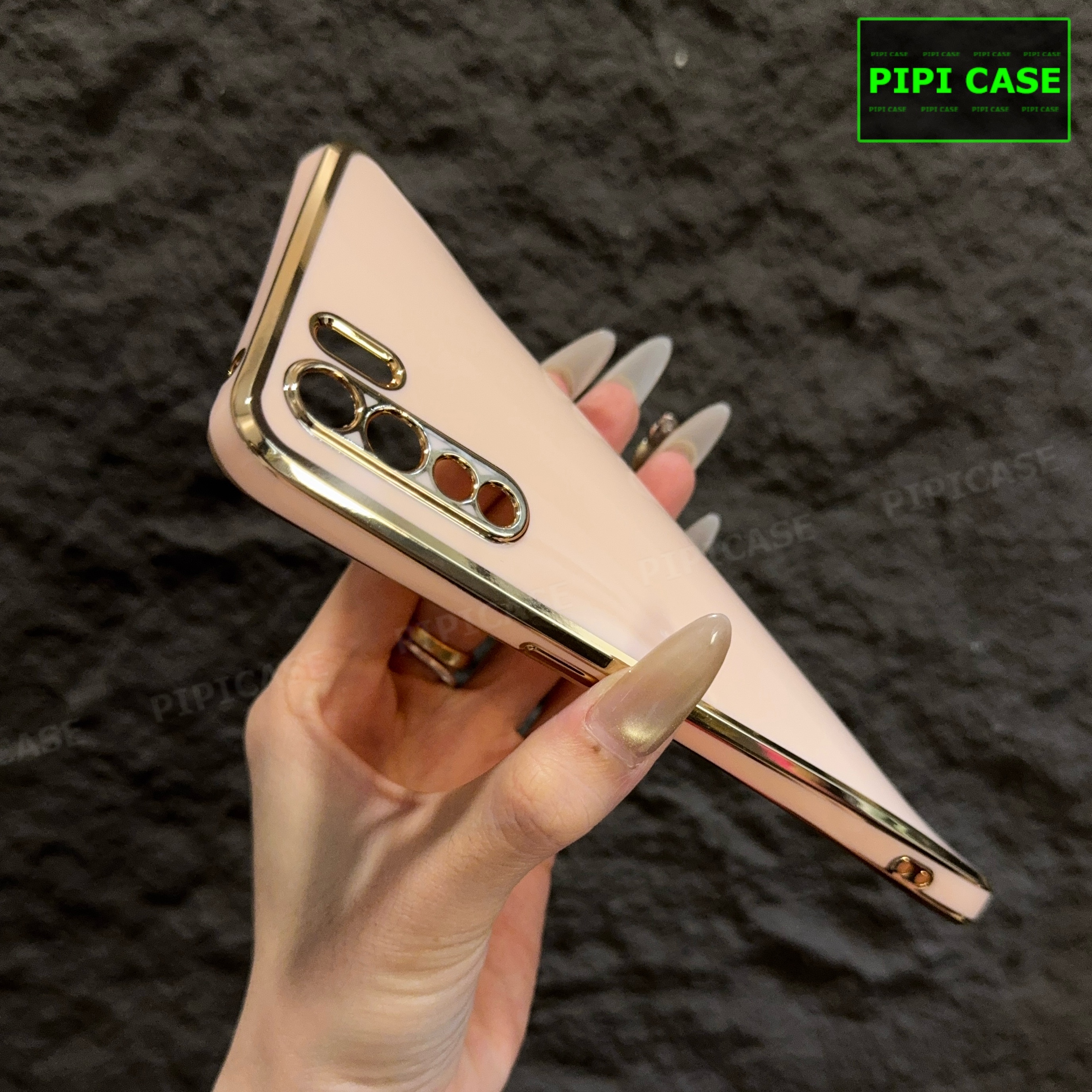 Ốp Lưng Oppo Reno 3 - Royal - Vàng Hồng_thumbnail_5