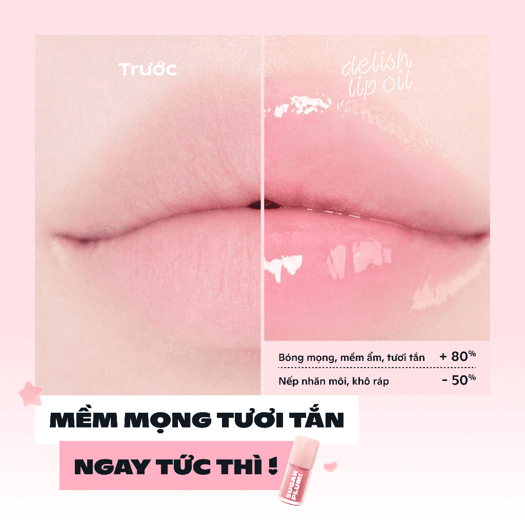 [SUGARPLUM] Son bóng dưỡng môi SugarPlum Delish Lip Oil 3.4g_thumbnail_4