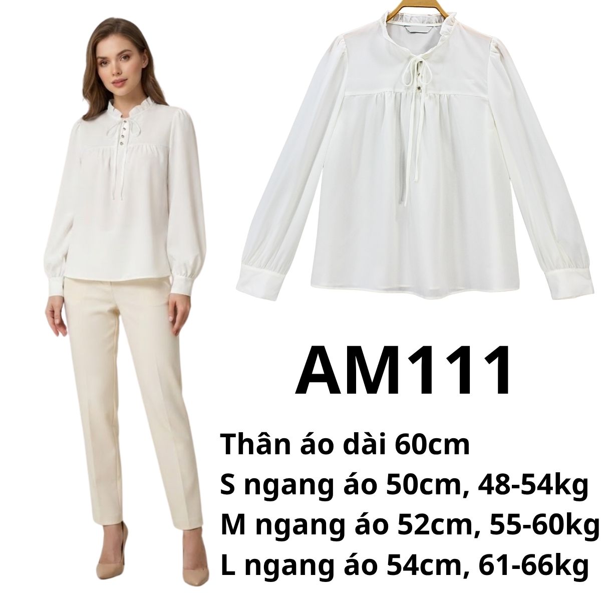AM111 - Áo sơ mi kiểu