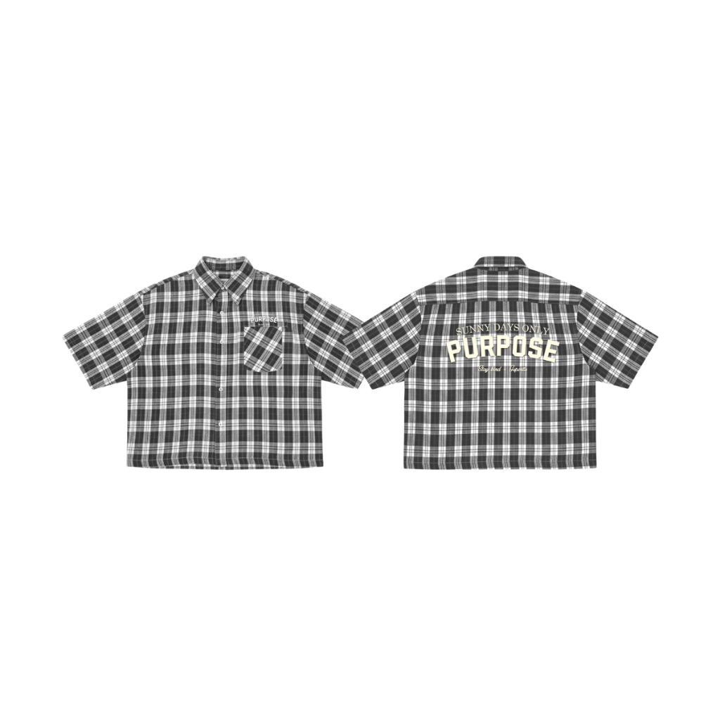 Áo Sơ Mi Caro Thêu Đắp Stay Kind GUPO Form Boxy Unisex Local Brand - SMC01_thumbnail_1