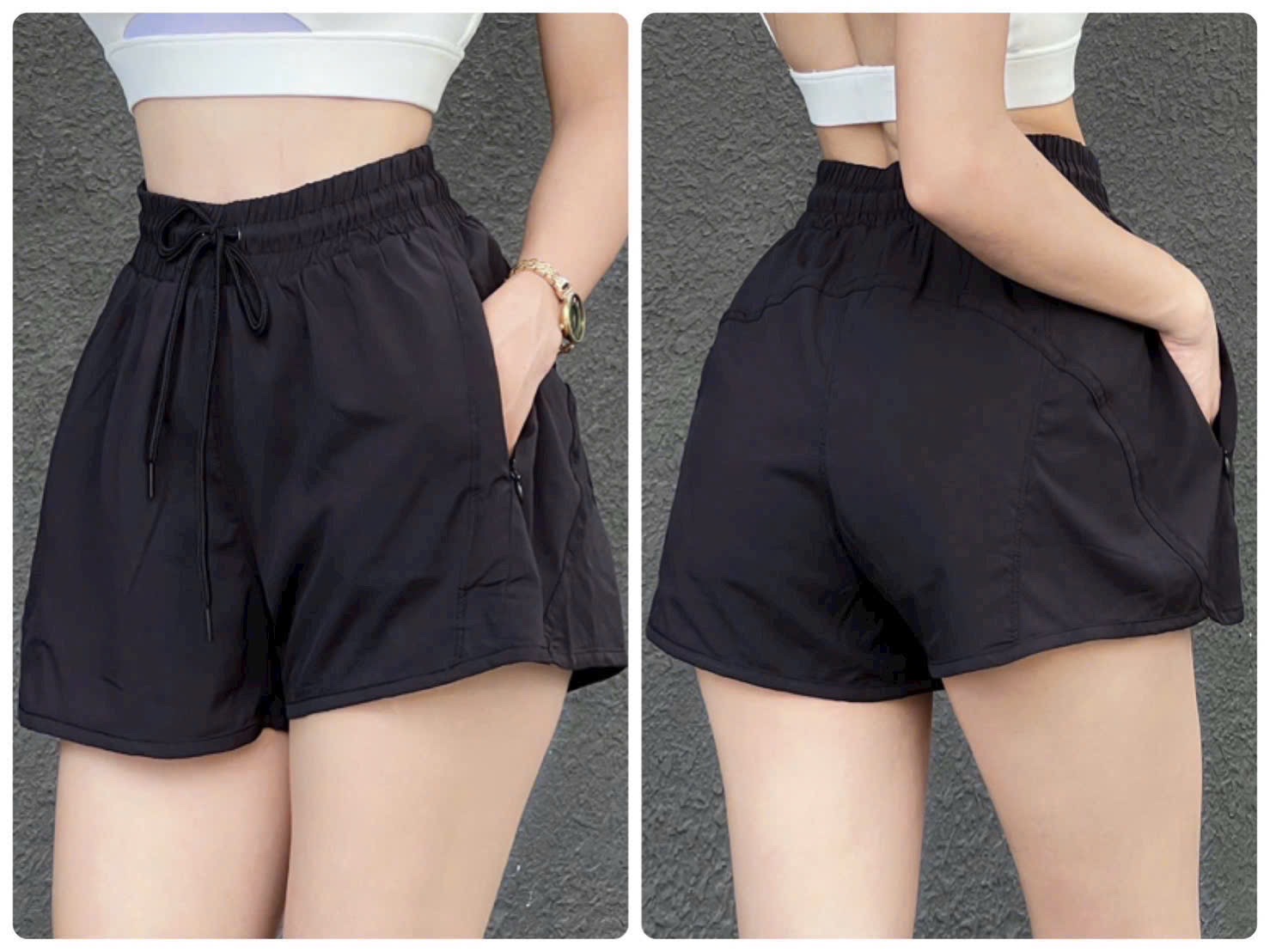 Quần Đùi Thể Thao Boxer 2 Lớp Nk Dáng Rộng Kèm Quần Bảo Hộ