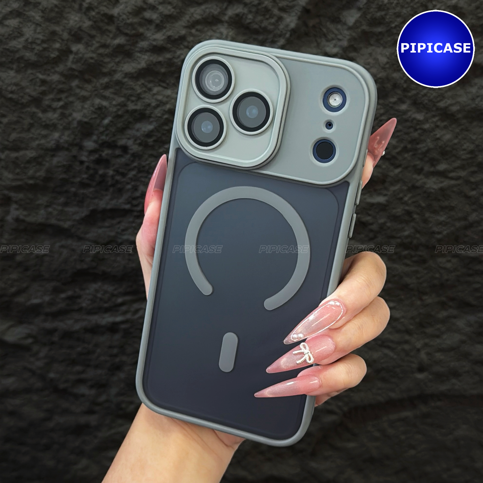 Ốp Lưng iPhone 17 Pro Max - Kao - Xám_thumbnail_12