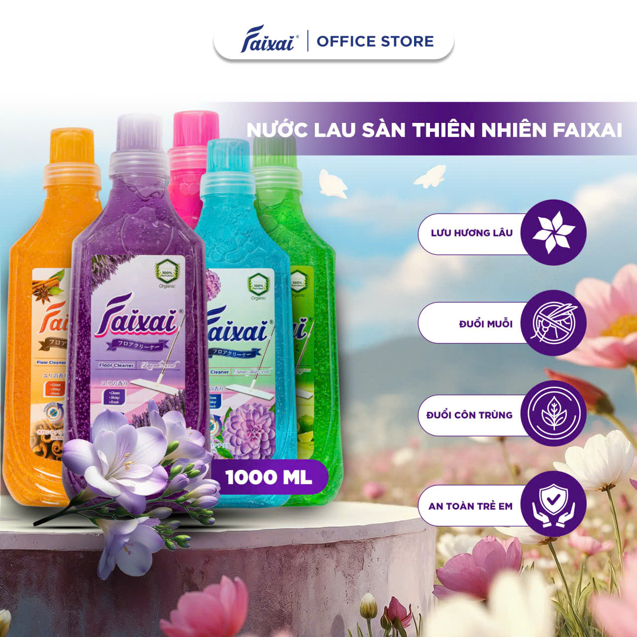NƯỚC LAU SÀN THẢO MỘC FAIXAI  - FREESHIP
