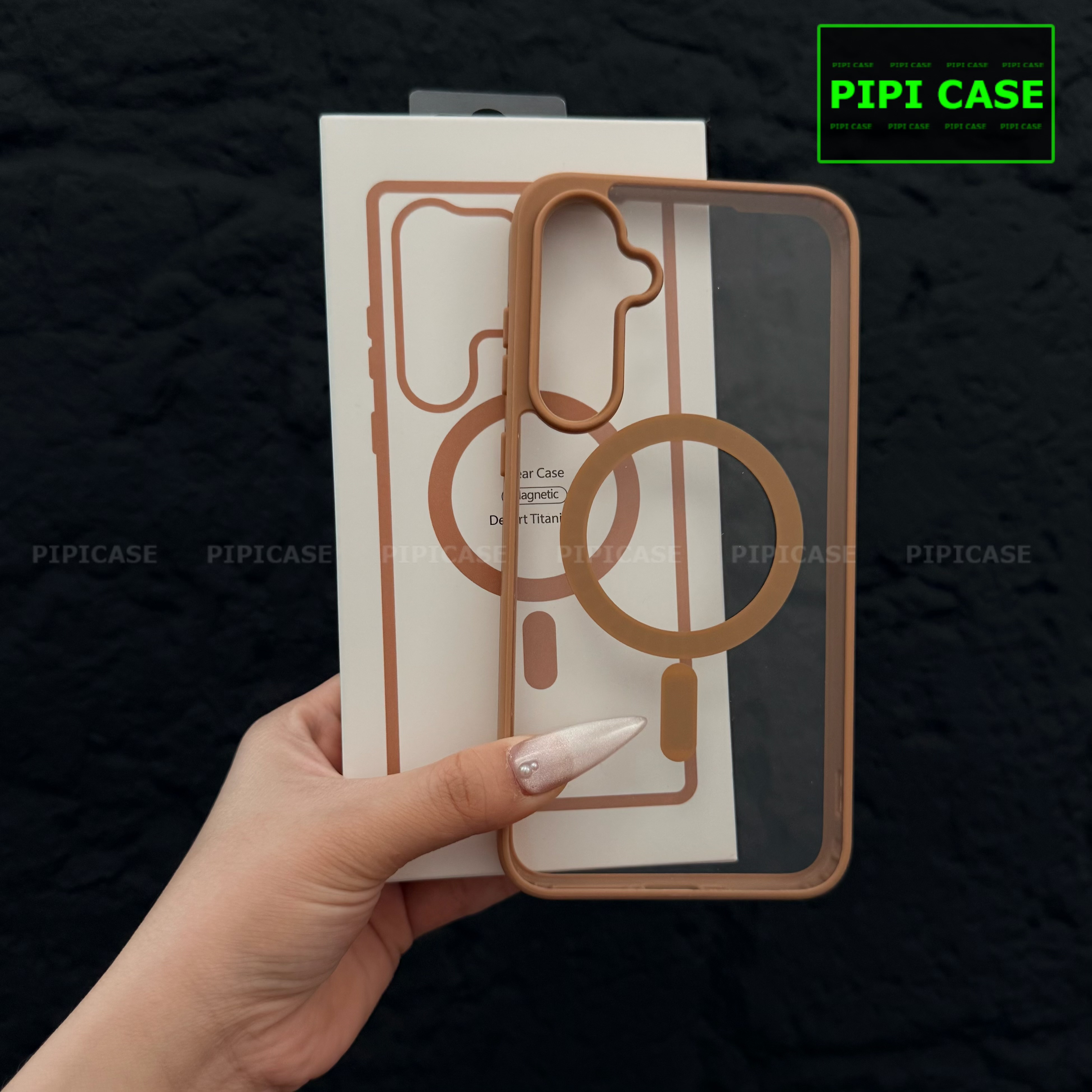Ốp Lưng Samsung A35 - Chic - Nâu Nhạt_thumbnail_4
