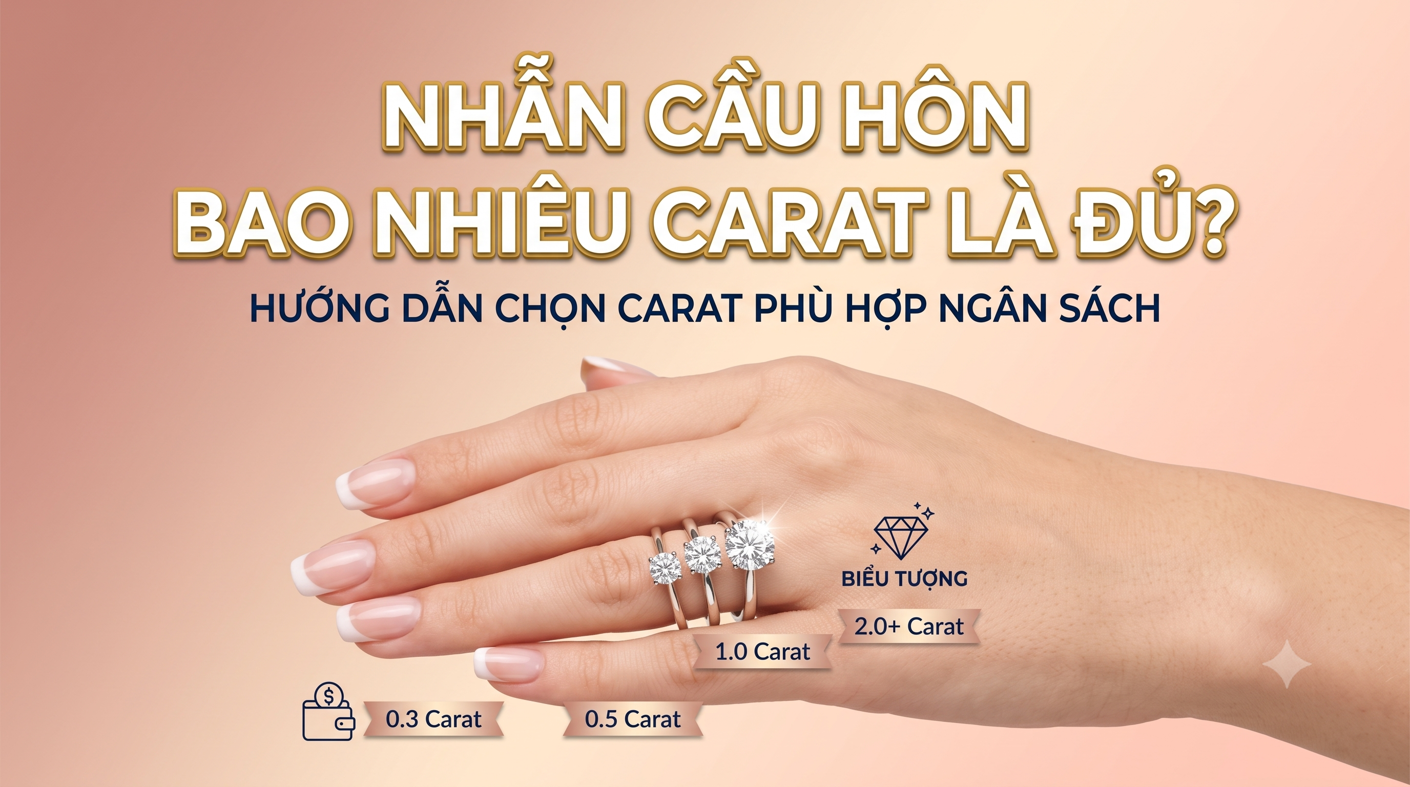 Nhẫn Cầu Hôn Bao Nhiêu Carat Là Đủ? Góc Nhìn Của Chuyên Gia Kim Cương
