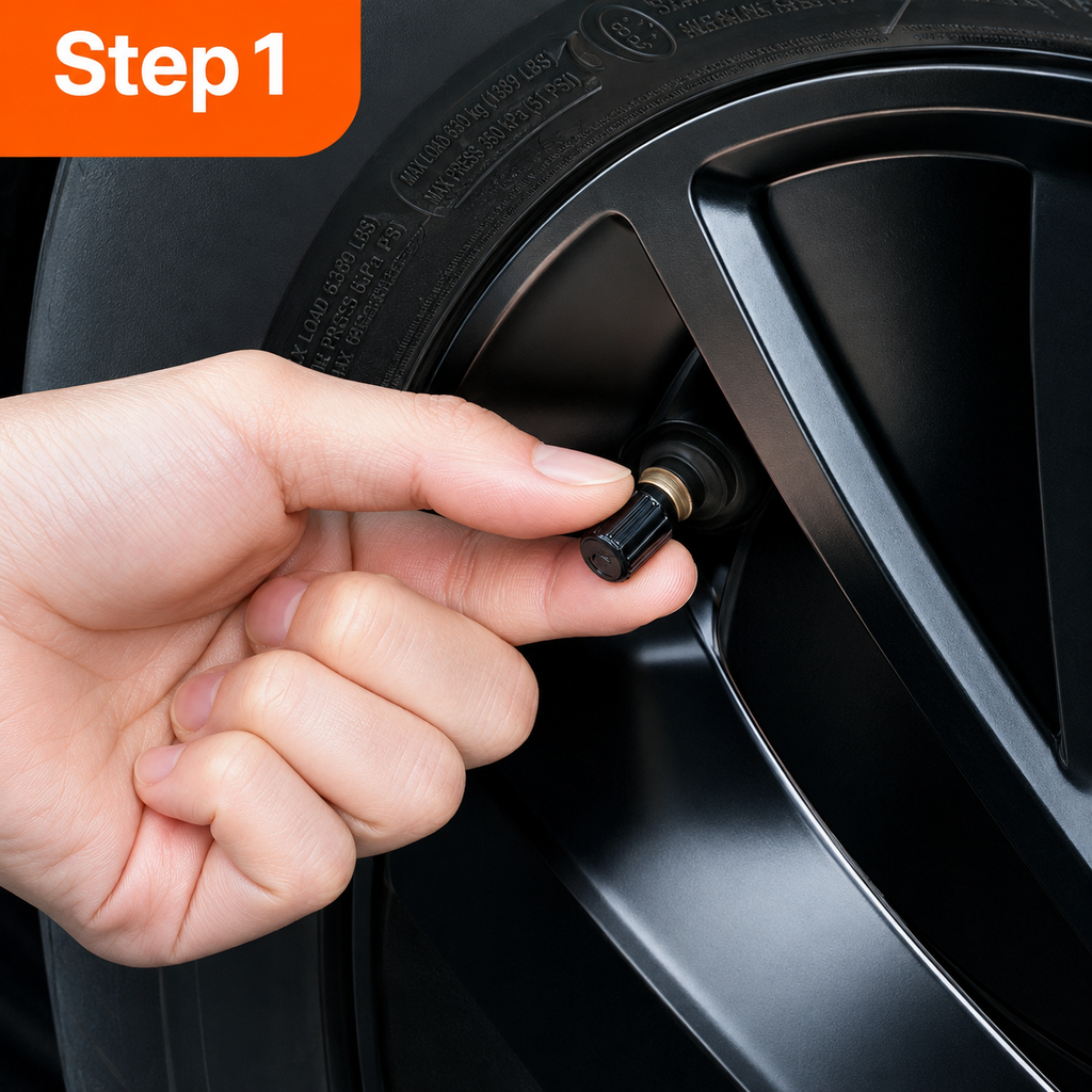 Cảm Biến Áp Suất Lốp Ô Tô TPMS Sạc NLMT Lõi Đồng_thumbnail_1
