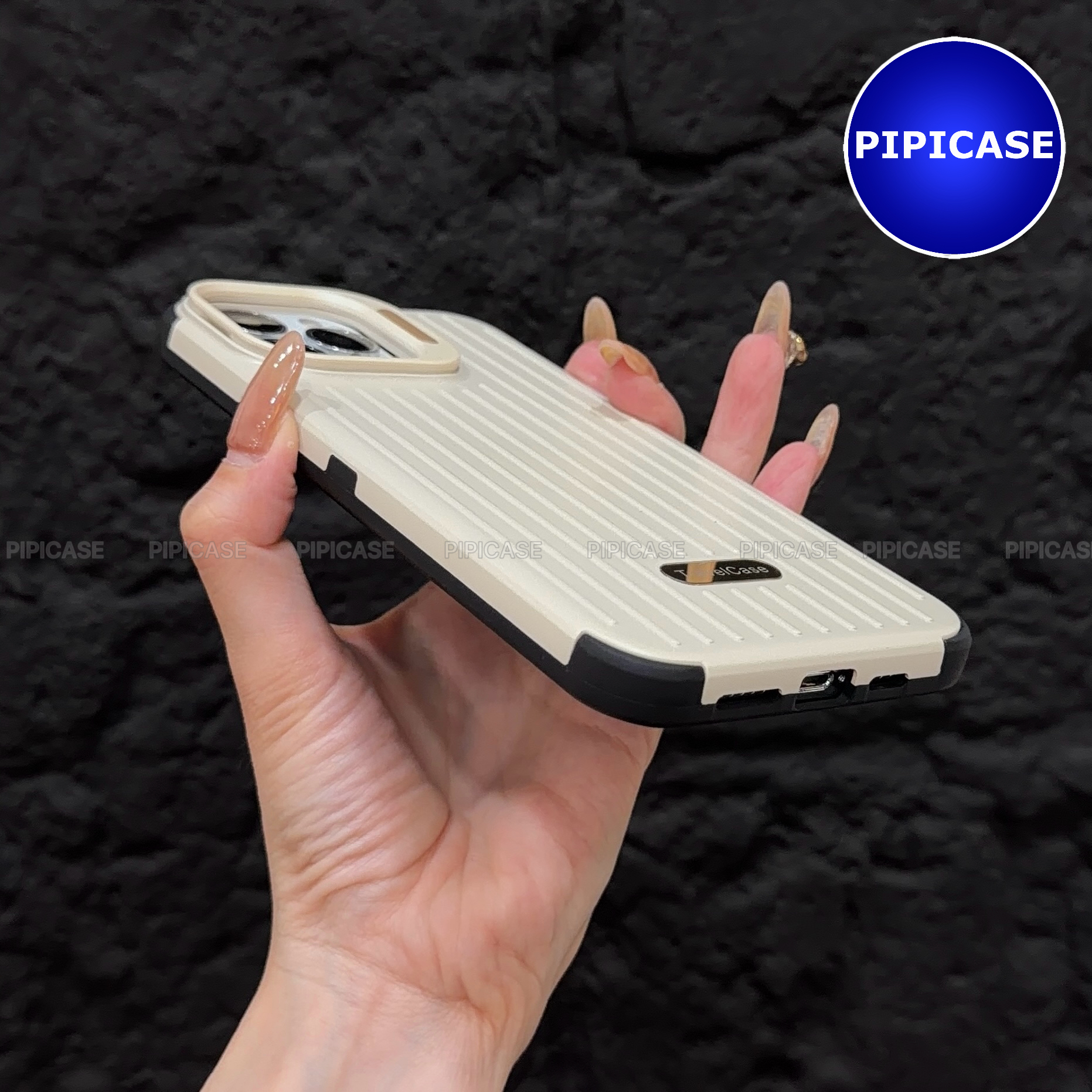 Ốp Lưng iPhone 12 Pro Max - Hondao - Kem_thumbnail_3