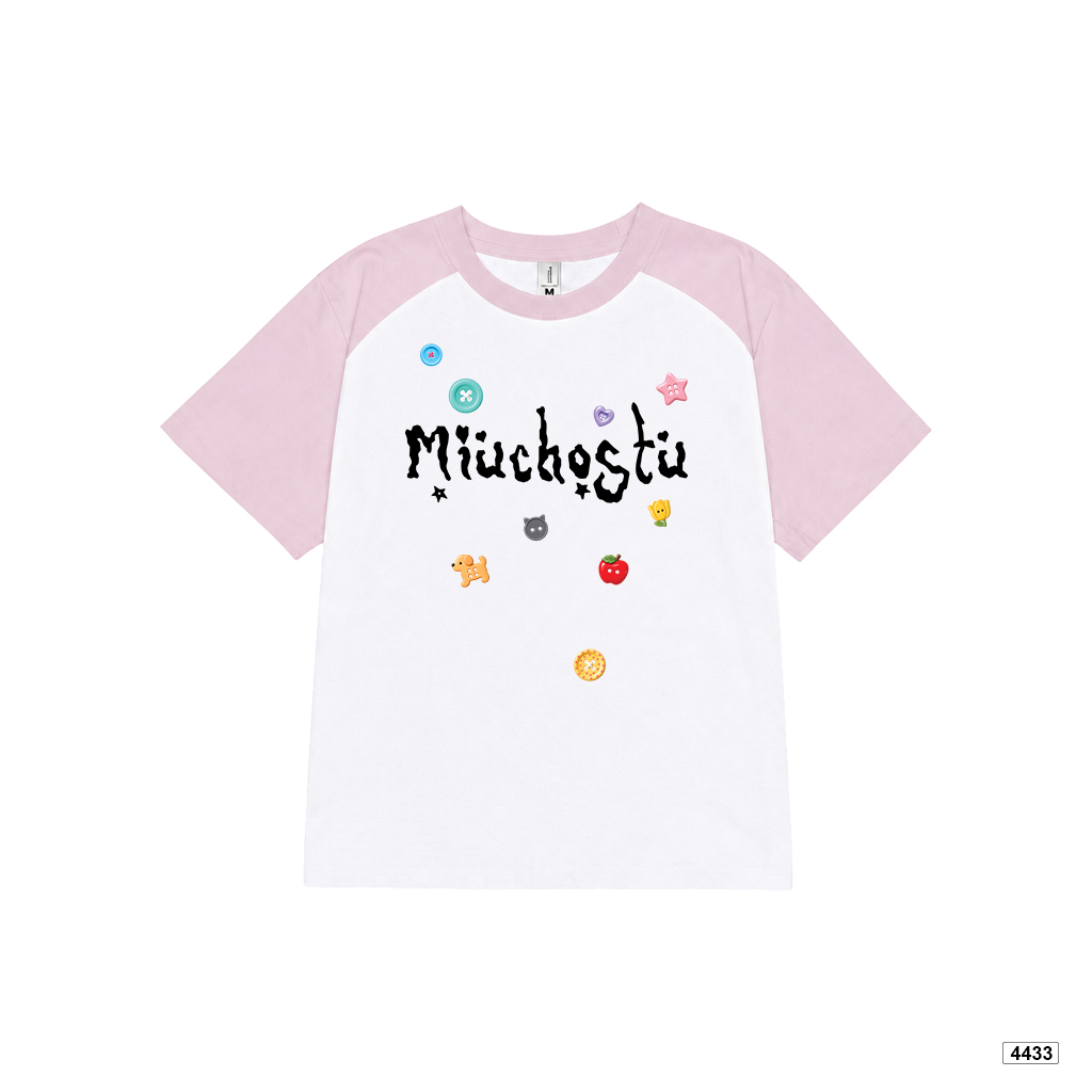 Áo baby tee nữ form ôm cute Hàn Quốc Miucho 4433_thumbnail_8