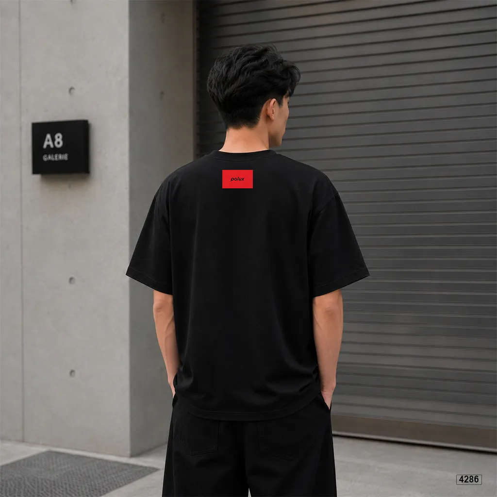 Áo thun unisex form rộng phong cách đường phố Polux 4303_thumbnail_7