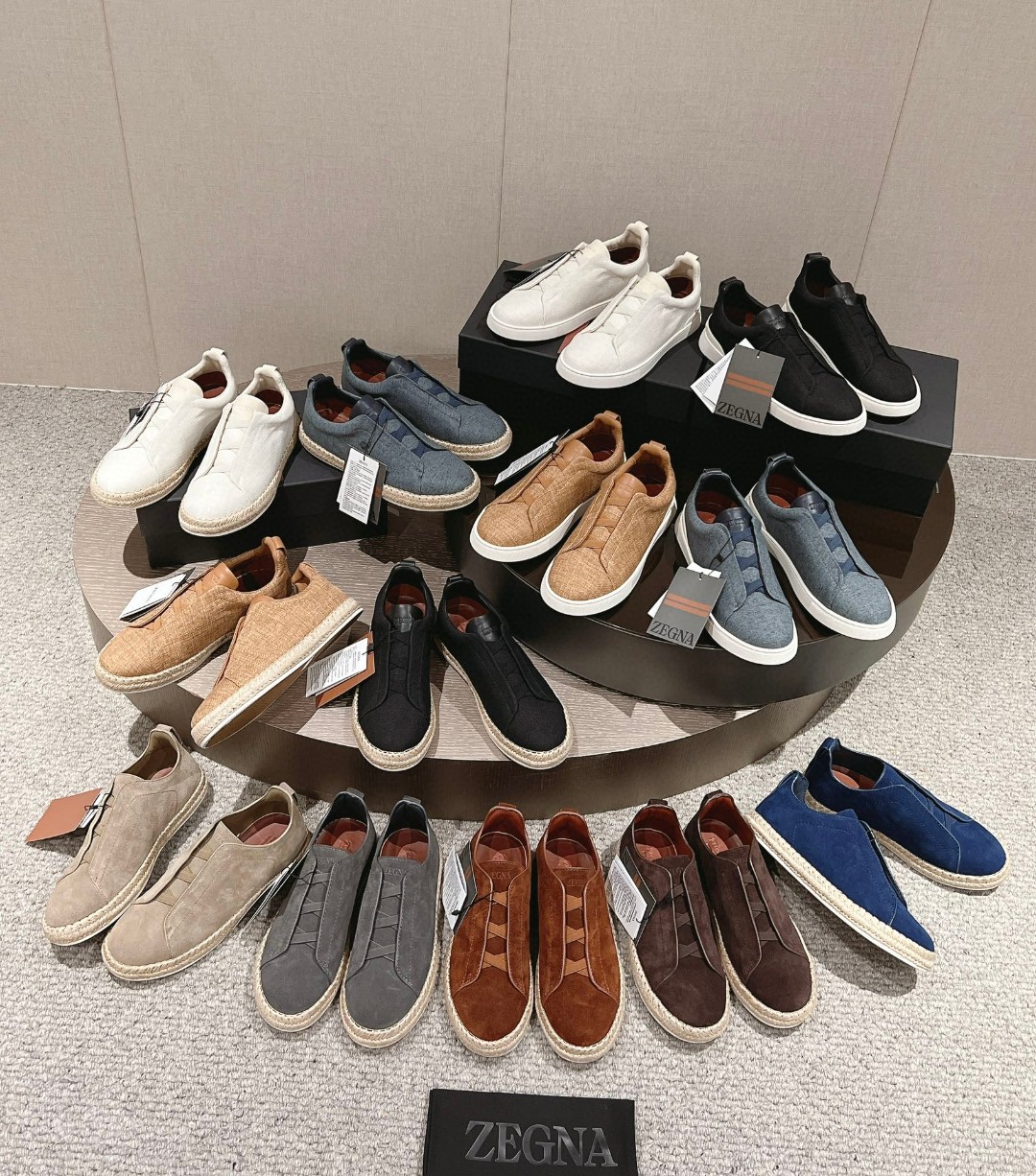 Giày Slipon Zegna ( bảng màu )