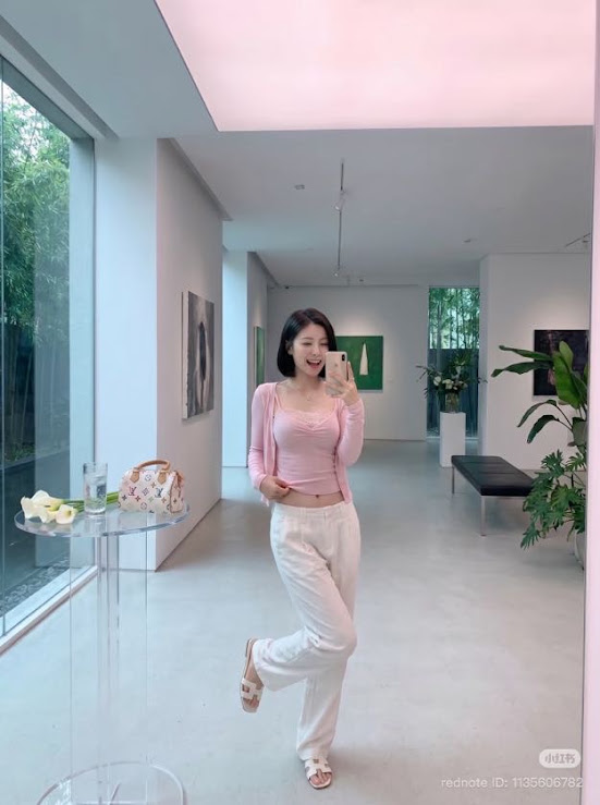 Lucas - Set áo thun 2 dây trơn phối ren ngực + áo cardigan_thumbnail_2
