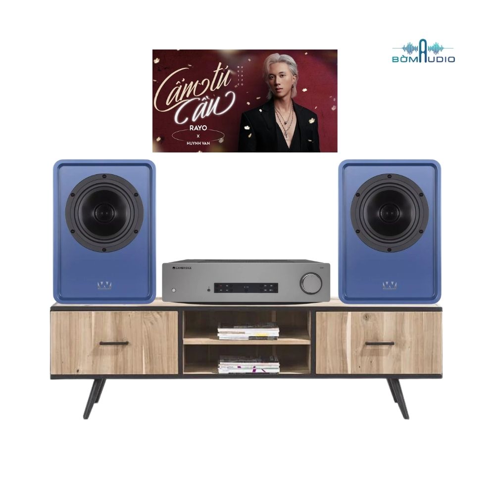 Combo Amply CAMBRIDGE AUDIO CXA81 MKII + Loa Bookshelf WHARFEDALE DENTON 1S - CAW16