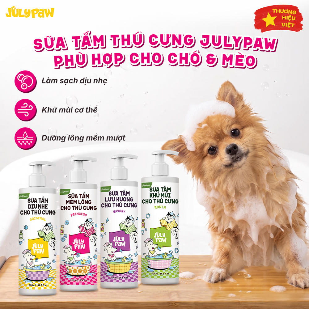 Sữa Tắm Mềm Lông Cho Thú Cưng Princess