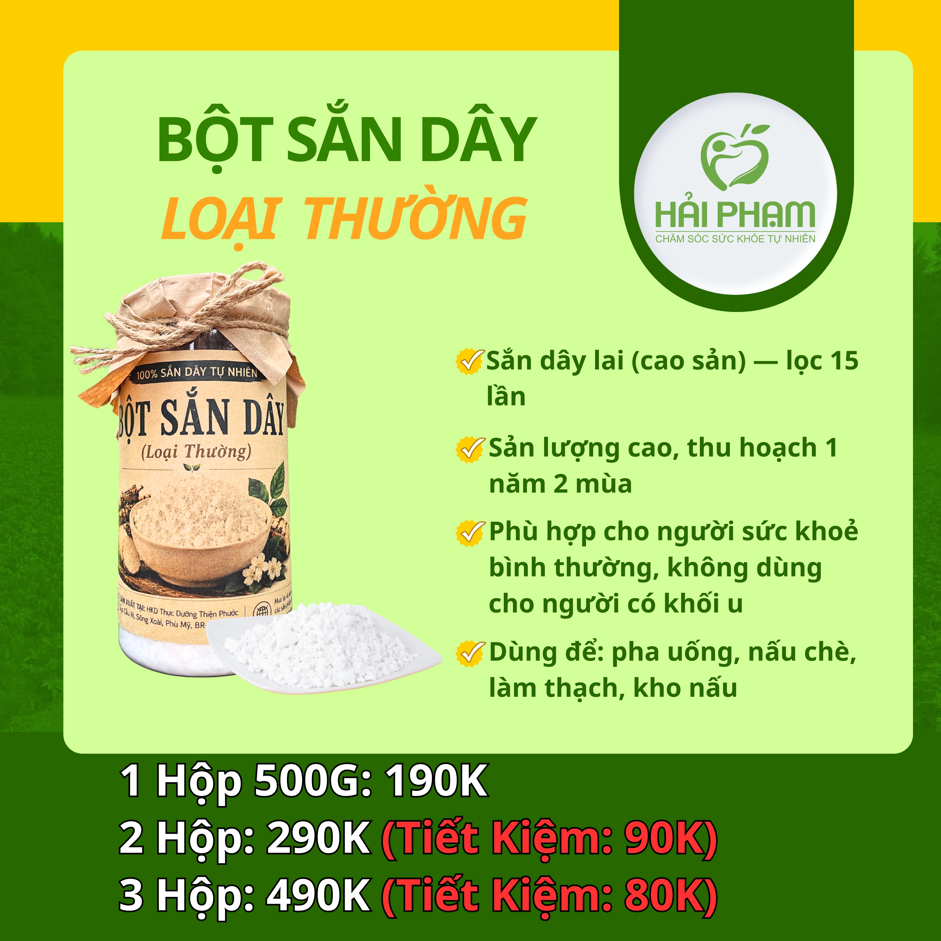 1 Hộp Bột Sắn Dây Loại Thường_thumbnail_1