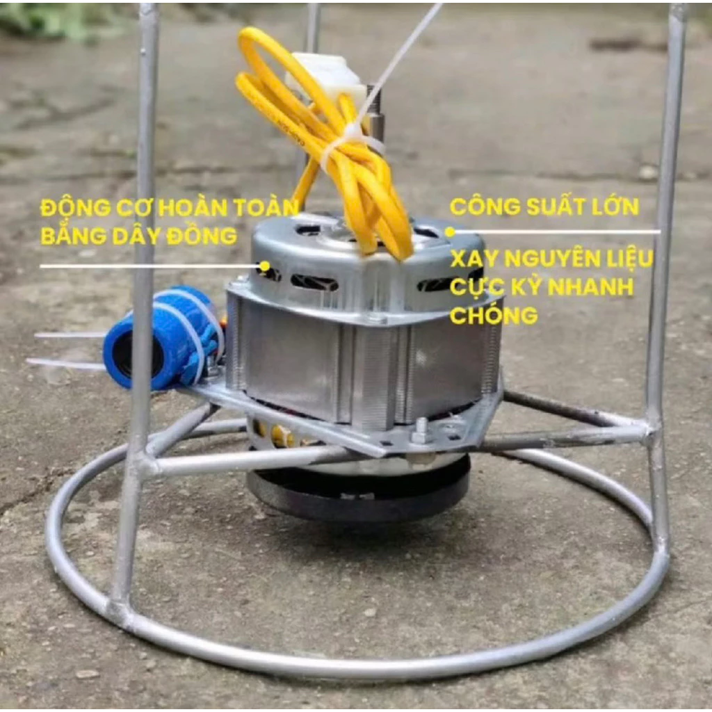Máy Xay Thức Ăn Chăn Nuôi Thành Đạt  750W Lõi Đồng – Máy băm rau chăn nuôi_thumbnail_4