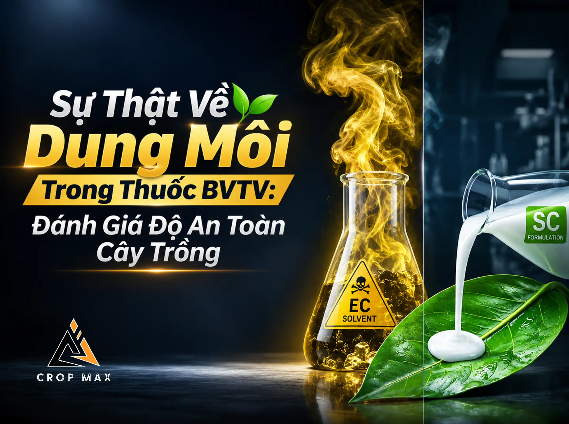 Sự Thật Về Dung Môi Trong Thuốc BVTV: Đánh Giá Độ An Toàn Cây Trồng