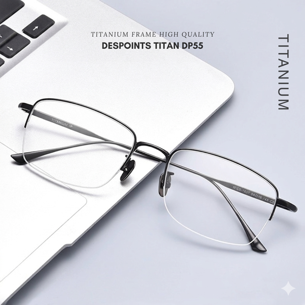 [Premium] Gọng Kính Titan nửa viền cao cấp. Chất liệu Titan nhẹ & bền. Phù hợp đa dạng form mặt_thumbnail_14