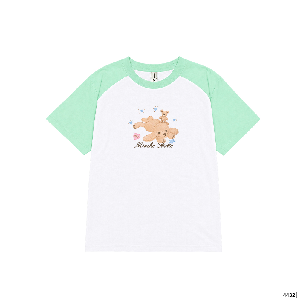 Áo baby tee form ôm nữ lovely bear Miucho 4432_thumbnail_8