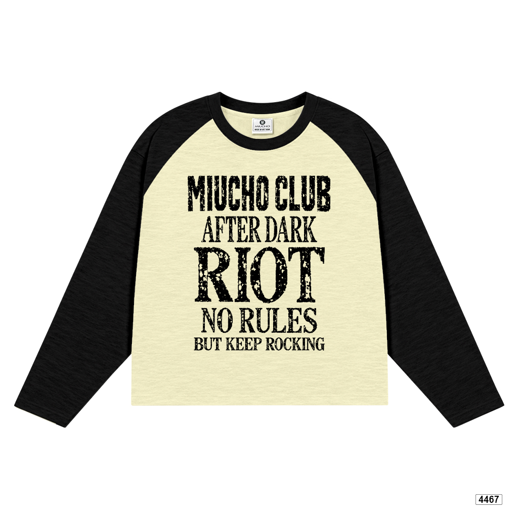 Áo tay dài boxy unisex cổ tròn cotton xược Miucho 4467_thumbnail_7