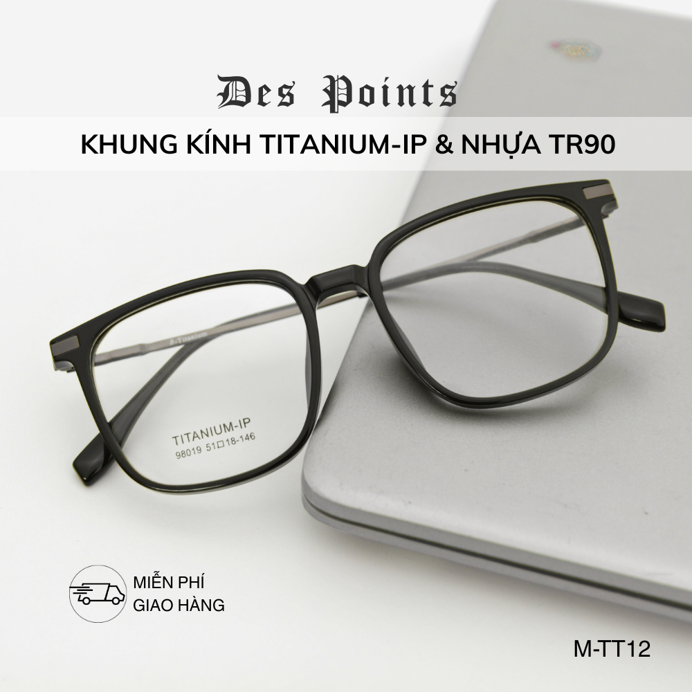 Gọng Kính Unisex Despoints Titanium cao cấp, gọng Titan thay được mọi loại tròng TT14_thumbnail_4