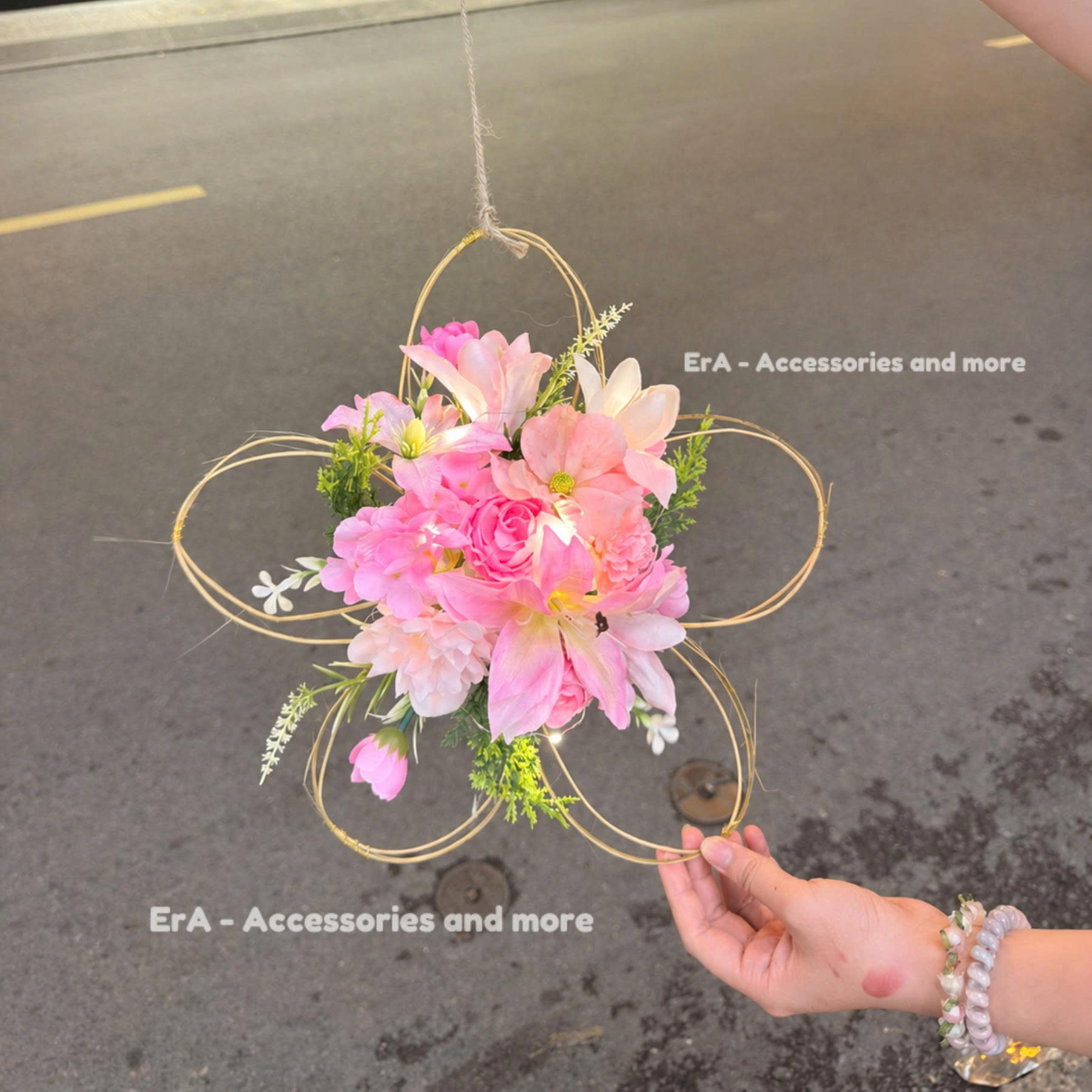 Lồng Đèn Trung Thu Hoa Lụa / Kẽm Nhung_thumbnail_5