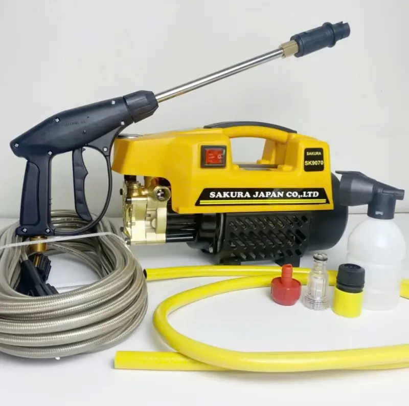 Máy Rửa Xe Sakura – Máy Xịt Rửa Cao Áp Chính Hãng, Công Suất Mạnh, Dùng Cho Gia Đình, ruột đồng 100%