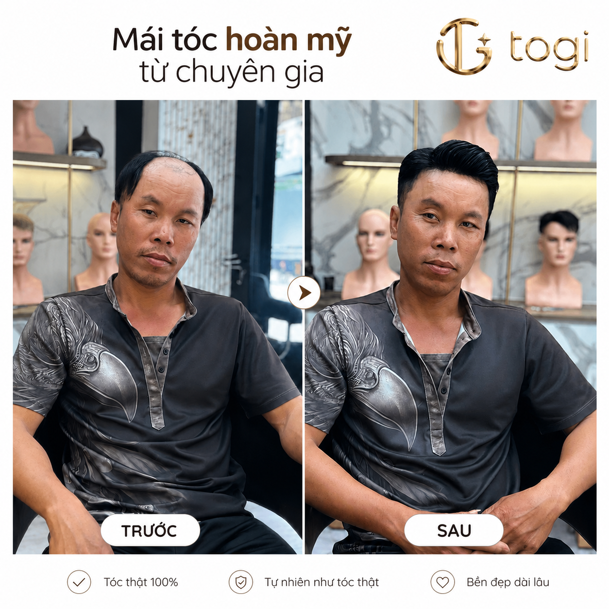 Togi65 chính diện ảnh thật sau hoàn thiện
