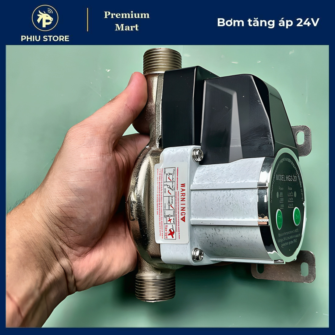 Bơm tăng áp tự động, bơm tăng áp bình nóng lạnh, bơm tăng áp vòi sen tắm, 100W và 150W, PHIU STORE_thumbnail_2