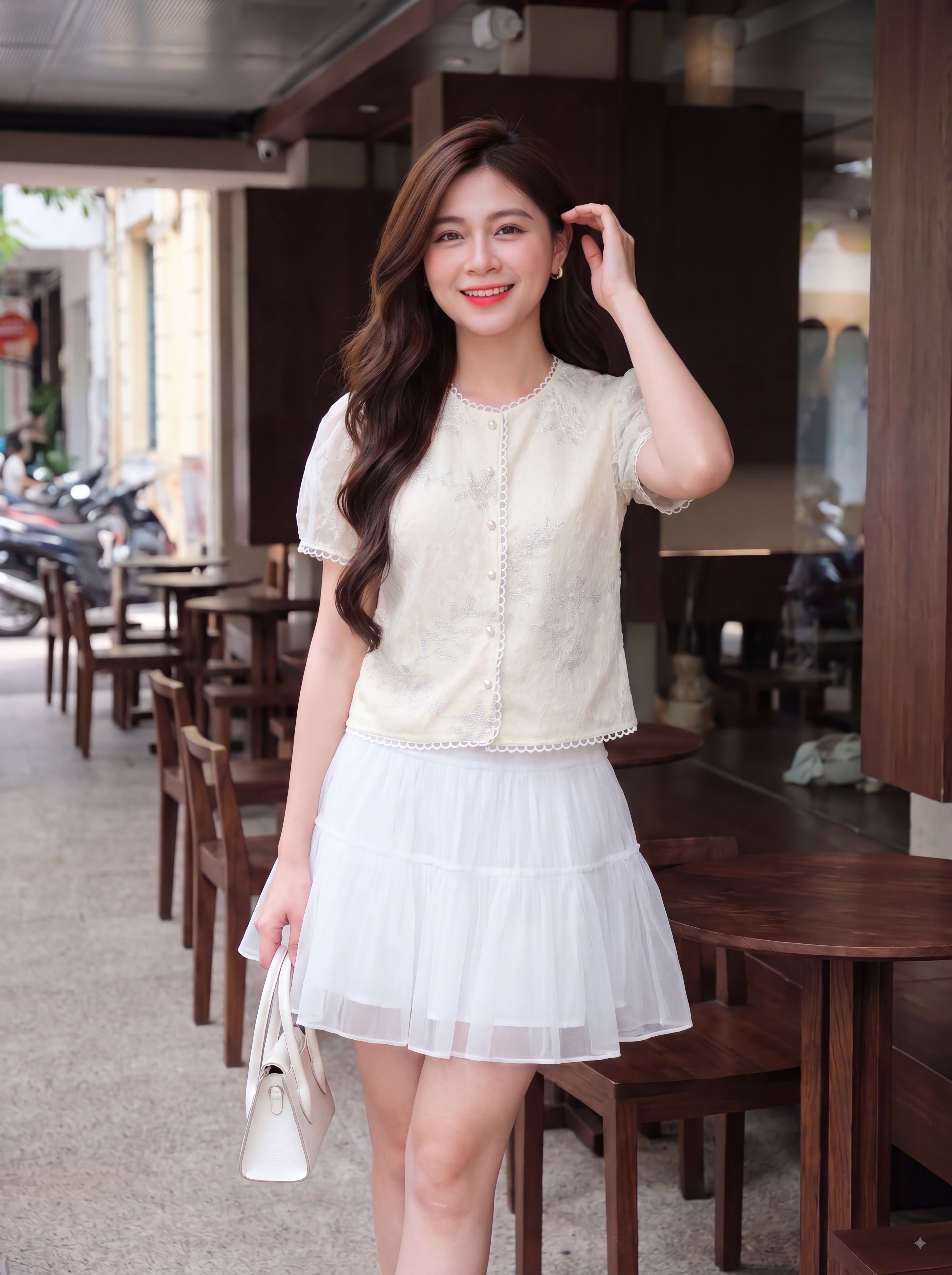 Áo kiểu phối cổ cúc ngọc 605002_thumbnail_9