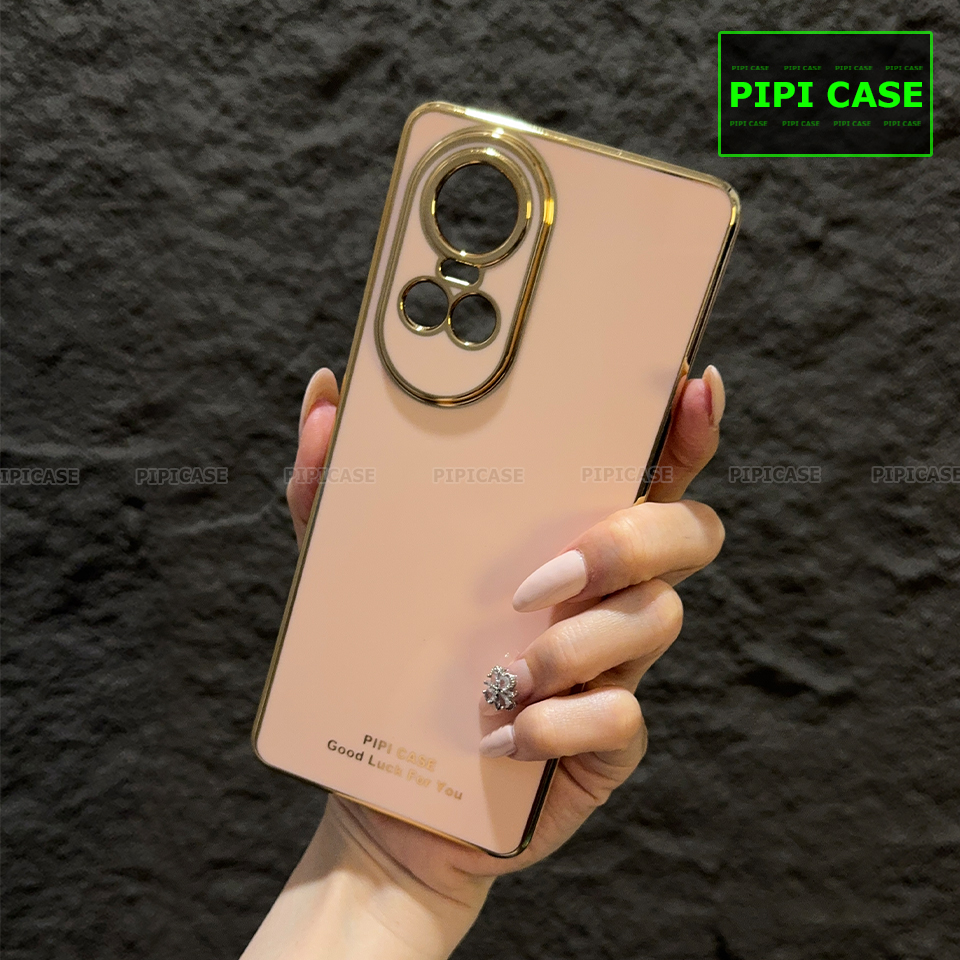 Ốp Lưng Oppo Reno 10 5G - Royal - Hồng Kem